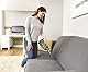 BLACK+DECKER 36 Wh / 18 V Akku-Handstaubsauger Dustbuster Smart tech (mit Cyclonic Action & Zwei Saugstufen, integrierte ausziehbare Fugendüse, inkl. Ladestation mit Wandhalterung) BHHV520BF