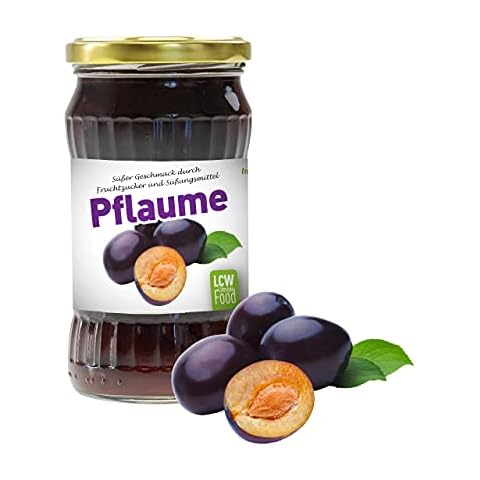 LCW - Fruchtaufstrich mit Fruchtzucker und Süßungsmitteln 340g Glas Pflaume Cover