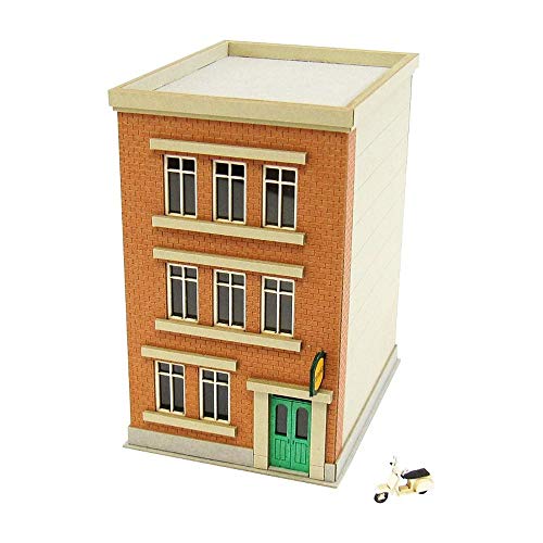 Diorama Serie Gebaude D MP03-93 papiermodelle de collection 1/150