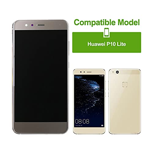Écran LCD Huawei P10 Lite doré avec châssis réparation tactile facile