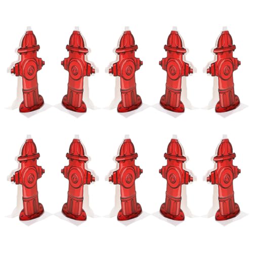 COLLBATH 10pcs Fire Hydrant Dog Toilet Training Accessories Indoor Pee Pad Helper Versatile Pet Urine Column for Puppies Dogs Durable Training