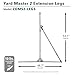 Elite Screens Extension Legs for Yard Master 2 Projection Screens (90″ to 135″ Models) and WraithVeil Dual Models, Accessory Part: ZOMS2-LEGS