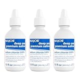 Major Pharmaceuticals Deep Sea Generic for Ocean Nasal Moisturizing Spray 1.5 oz, 3 Count