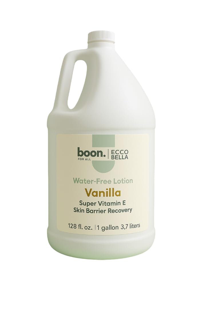 Vanilla Body Lotion - Plant-Based Vegan Formula - Clean and All Natural Body Lotion for Women & Men - Cruelty Free Vanilla Fragrance Body Moisturizer - Organic Body Cream - 1 Gallon