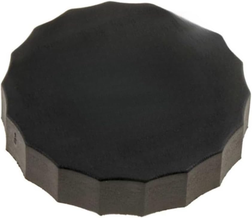 KarParts360 For Buick Riviera 1995 1996 1997 1998 Master Cylinder Reservoir Cap | Plastic | Gloss Finish | Black | Screw-On Attachment | Round Shape