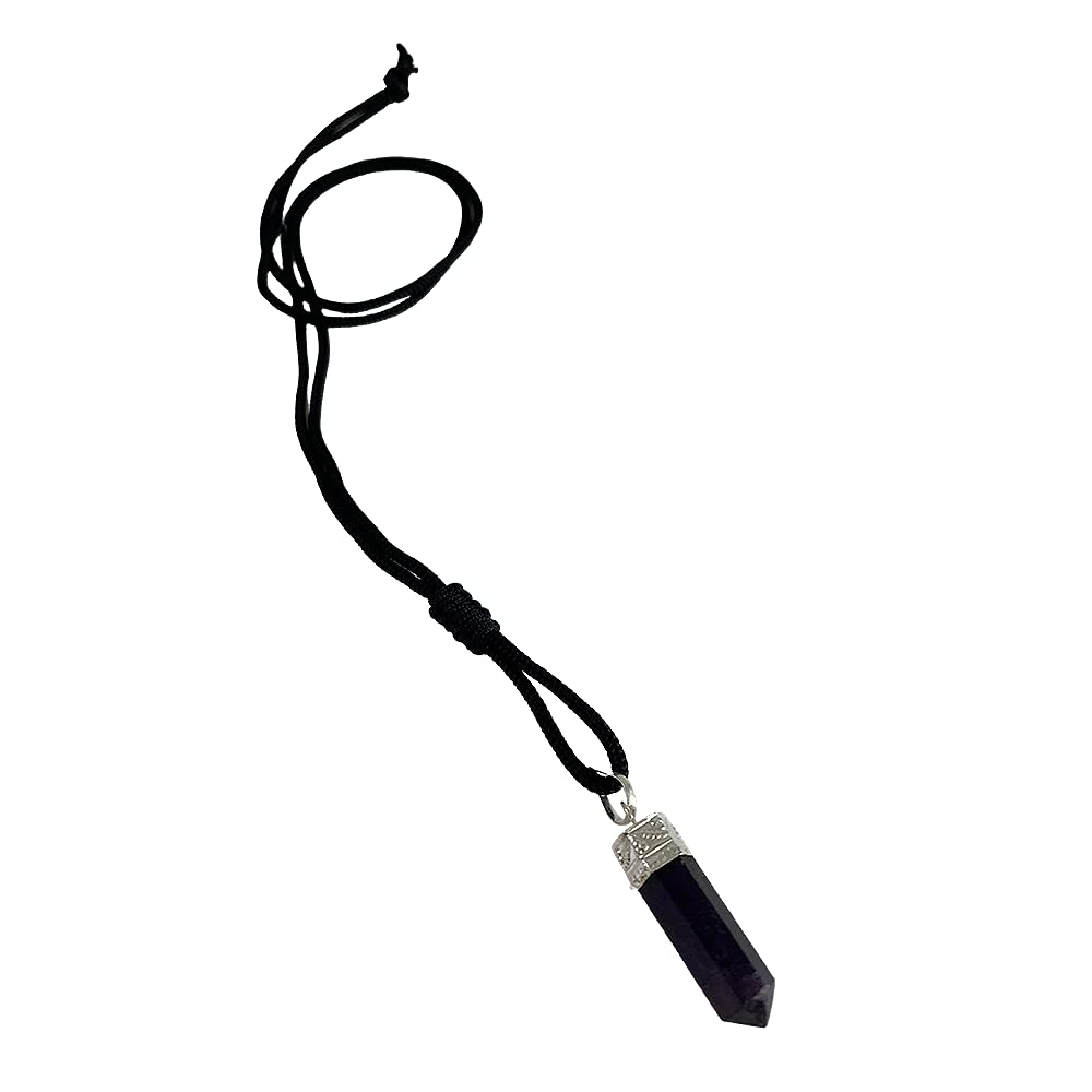 VIE Naturals Pencil Pendant, Amethyst, 25-30mm, One