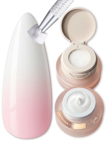 Lynis-Nailshop.de - Gel pour bébé - Blanc pur ombré - 2 g - Gel ombré brillant pour Aura Nails et Babyboomer transparents - Parfait pour les designs classiques...