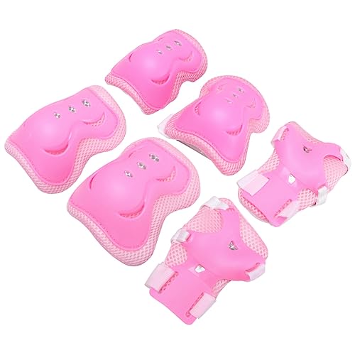 NAMOARLY Sports Protective Gear Set Boys and Girls Elbow Wrist Pads 6pc Biking Safety Gear Knee Pads for Cycling Skateboarding