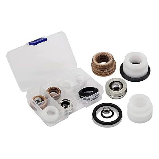 Tlilyy 244194 Kit de VáLvulas de Empaque para ReparacióN de Bomba Compatible con Pistolas de Pintura Sin Aire 295 390 395 490 495 595