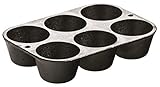 Lodge L5P3 Cast Iron Cookware Mini Muffin/Cornbread Pan, Pre-Seasoned