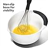 OXO Good Grips 3- Piece Plastic Mixing Bowl Set, 2500 ml,White/Black #5