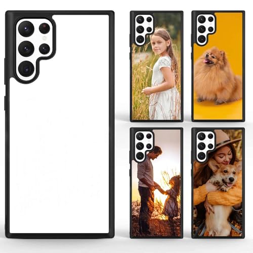 Coque Samsung S22 Ultra pour sublimation lot de 5 pièces souples noires