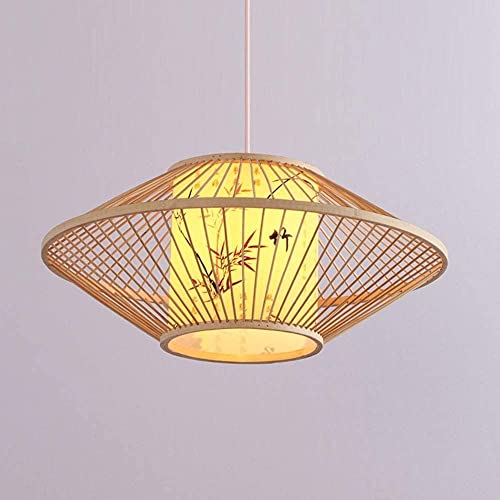 Lustre cuisine bambou E27 pour remplacer un éclairage agressif