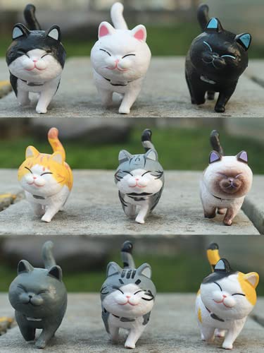 Figuras de hadas de animales mini y gatitos para decoración de paisajes 5