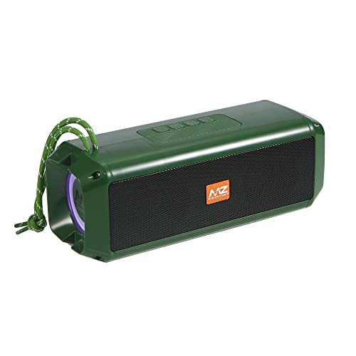 Image of MZ M415SP (Portable Bluetooth Speaker) Dynamic Thunder Sound with High Bass 10 W Bluetooth Speaker (Green, Stereo Channel)