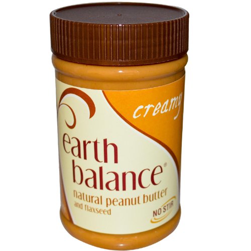Image of Earth Balance Natural Peanut Butter with Flax Seed, Creamy, 26 Ounce