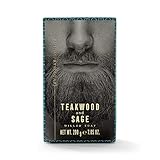 Ministry of Soap Woodsman Wrapped Soap Bar, Naturally Coloured, Triple-Milled Soap, Teakwood and...