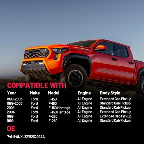 Image of BDFHYK 741-848 Power Window Regulator with Motor Front Left Compatible with Ford F-150 1999-2003, Compatible with F-150 Heritage 2004, Compatible with F-250 1999