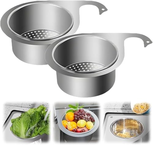 Colador para fregadero de acero inoxidable