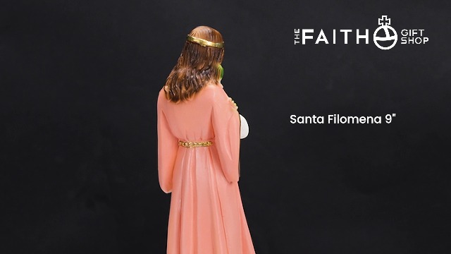 Estatua de Santa Filomena 8 pulgadas miniatura 7