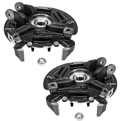Image of Detroit Axle - Rear Steering Knuckles w /Hubs + Coil Spring Struts Front Sway Bars Replacement for 2004-2005 Ford Explorer Mercury Mountaineer