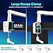 FIFINE Boom Arm Mic Stand, Low Profile Microphone Arm Stand, Podcast Mic Boom Arm with Desk Mount, Cable Channels Management, Metal Boom Arm White for Recording/Streaming/Gaming/Home Office-BM88W