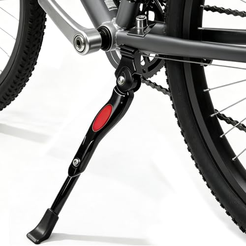 Csoalpo Bike Kickstand for 22-26 Third Generation Adjustable Bike Stand for Adult & Kid with Non-Slip Foot & Upgraded Durable Aluminum Alloy Material Bicycle Stand for Mountain Road and BMX