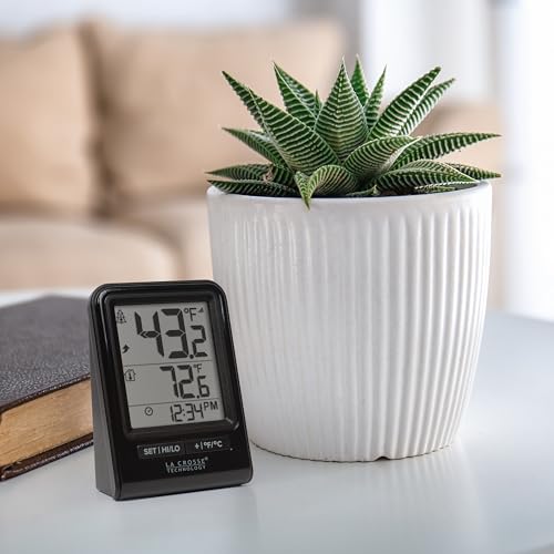 La Crosse Technology 308-1409BNH-CBP Battery Operated Wireless Digital Thermometer - Black - image 4