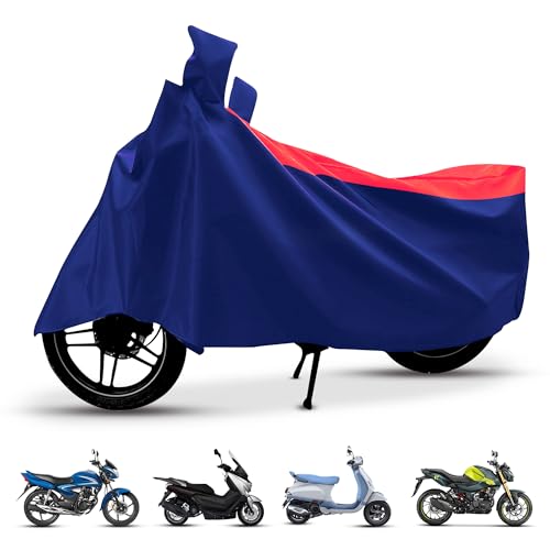 Image of Robustt Bike Cover for Dust with UV Protection, Universal Fit (125cc to 150cc), Water Resistant & All Weather Protection with Two Wheeler Cover | Keeps Bike Cool | Perfect Bike Body Cover