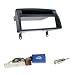 Produktbild Einbauset:1-DIN Blende/Radioblende Abdeckung - schwarz + Pioneer Radio LFB Lenkrad Interface Radio Adapter für Toyota Corolla (E12) 2001  2007