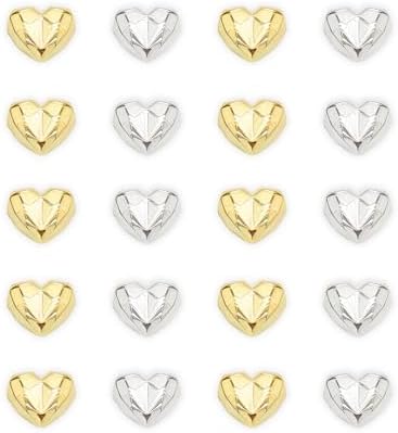 PATIKIL Fridge Magnets, 22 Pcs Love Heart Decorative Magnets Cute Black