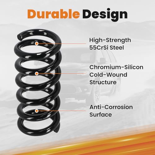 maXpeedingrods 3” Front Coil Spring Lowering Kit for Chevy Silverado/GMC Sierra 1500 1999-2007 (V8 Only) Drop Coils Kit by maXpeedingrods - Image 2