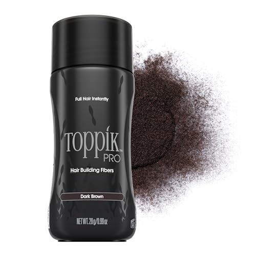 Toppik PRO Hair Building Fibers Fill in Fine or Thinning Hair for Clients Instantly Thicker Fuller Looking Hair Available in 9 Shades and 4 size options