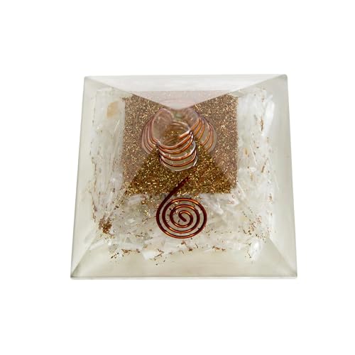 Image of Selenite Pyramid | 2-Inch | High-Vibration Crystal Pyramid for Energy Cleansing, Meditation, and Spiritual Growth|Ideal for Home Dcor