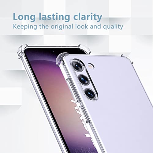 Image of for Back Case Cover Bumper Flexible Silicone Transparent Back Cover for Samsung Galaxy S23 - Transparent