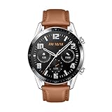 HUAWEI Watch GT 2 Smartwatch 46 mm, Durata Batteria fino a 2 Settimane, GPS, 15 Modalità di Allenamento, Display del Quadrante in Vetro 3D, Chiamata Tramite Bluetooth, Pebble Brown (Ricondizionato)