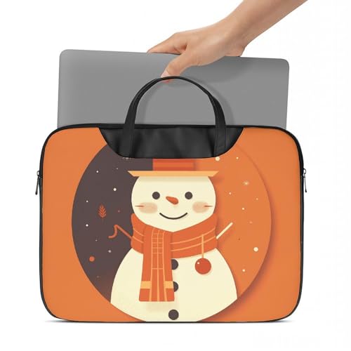 Bolso para portátil impermeable estilo muñeco de nieve 17" miniatura 6