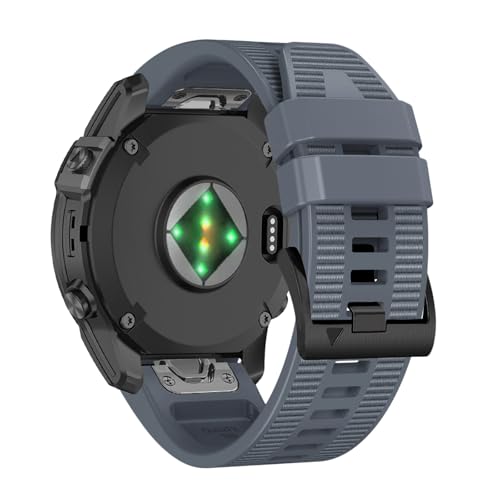 [RosMank] 26mm Quickfit �o���h Garmin Fenix 8 51mm/7X/6X/5X �Ή��A�V���R���i�C���� �f���A���}�e���A�������p�X�g���b�v �K�[�~�� Tactix 8 51mm/Instinct 3 50mm/Enduro