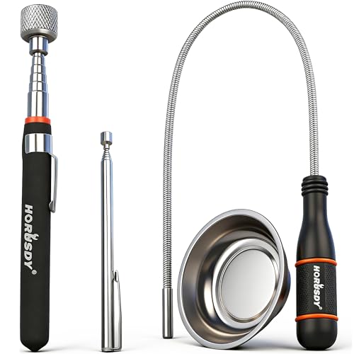 HORUSDY 4-PIECE Telescoping Magnetic Pickup Tools Set...