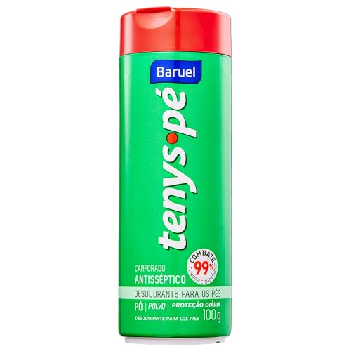 Tenys Pé Baruel Canforado Pó 100g - Desodorante em pó para os pés Tenys Pé Baruel Canforado Pó 100g - Desodorante em pó para os pés