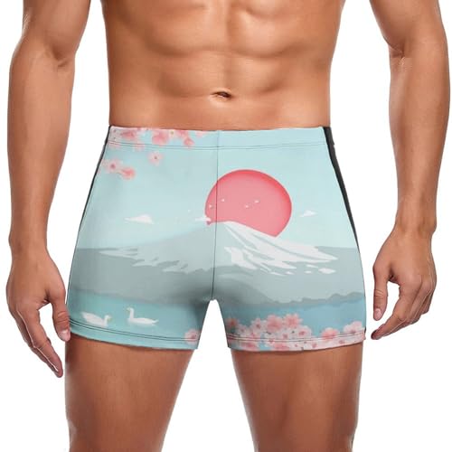 Slip de bain volcanique japonais homme pour la natation
