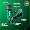 Metabo HPT 18V MultiVolt Cordless 30° Paper Tape Framing Nailer Kit, 3-1/2" Framing Nailer, Power Tool with 4.0Ah Lithium Ion Battery, Drives 2" to 3-1/2" Nails, Powerful Brushless Motor, NR1890DCA