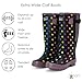 Jileon Extra Wide Calf Rain Boots - Ideal for Wide Feet, Ankles & Calves - Fit 16 to 23” Calves - Durable & Waterproof