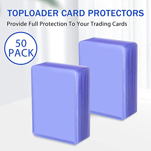 3 X 4 Inch Hard Plastic Card Sleeves Baseball Card Sleeves Top Loaders For Cards Trading Card Sleeves Card Protector Clear Protective Sleeves For Sports Card Collectible Game (200 Pcs) #TOP3