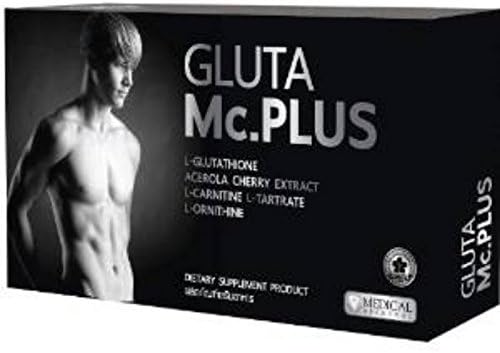 3 Pack GLUTA WHITENING SKIN MEN GLUTA Mc.PLUS VIVA WHITE L-GLUTATHIONE ACERORA CHERRY