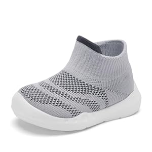 Engtoy Baby Shoes Baby Sock Shoes Baby Walking Shoes Infant Non-Slip Breathable Slippers with Soft Rubber Sole Baby Boys Girls Slip On Sneakers