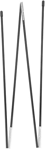 Barra de soporte de tienda de campaña, barras de poste de fibra de vidrio para tiendas de campaña dobles de soporte, kit de marcos de toldo,