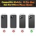 ReuWeu Back Screen Cover Replacement Compatible with iPhone 15 Pro Max All Carriers 6.7