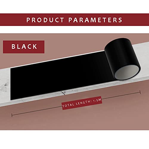 Image of House5 Waterproof Patch & Seal Tape 4 Inch x 5 Feet - Black (Pack of 4)