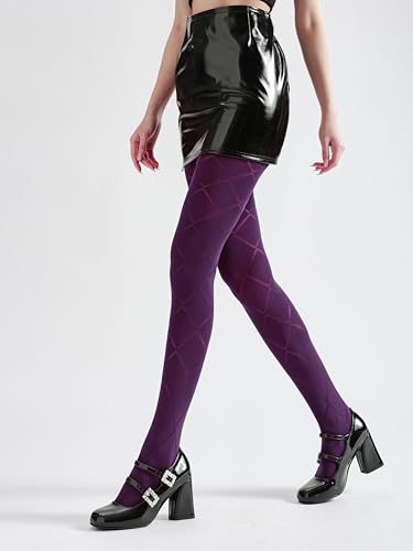 Image of Sahabowi Women Tights, Sheer High Waist Pantyhose, Vintage Control Top Stockings, Siwa9